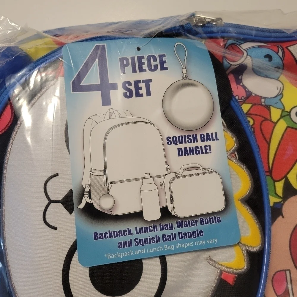 Ryan's World  NWT 4 piece backpack .